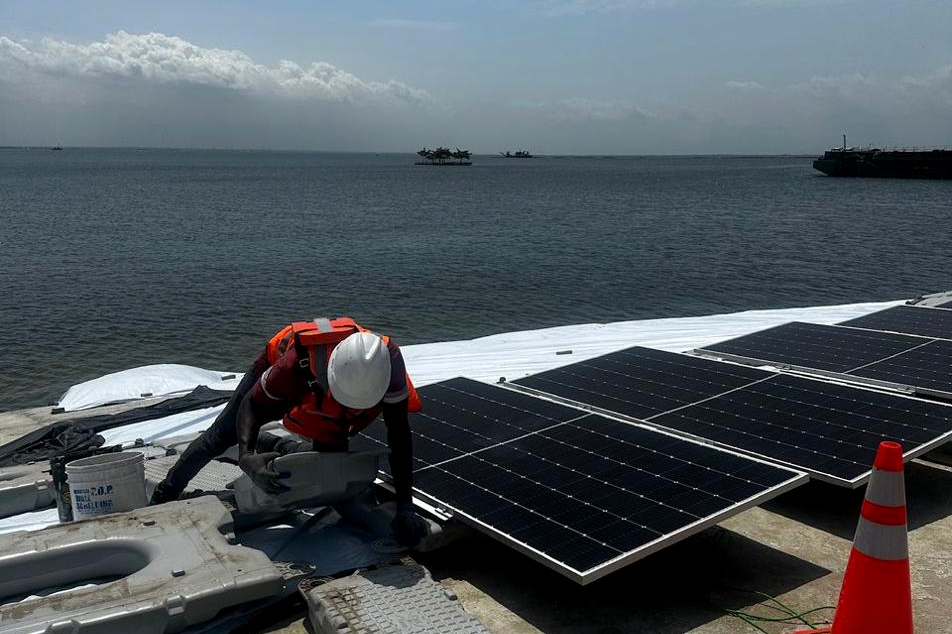 Nova Utilities floating solar on the Lekki Lagoon
