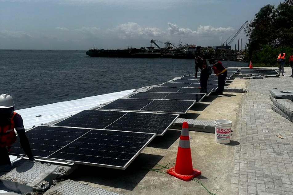 Nova Utilities floating solar on the Lekki Lagoon